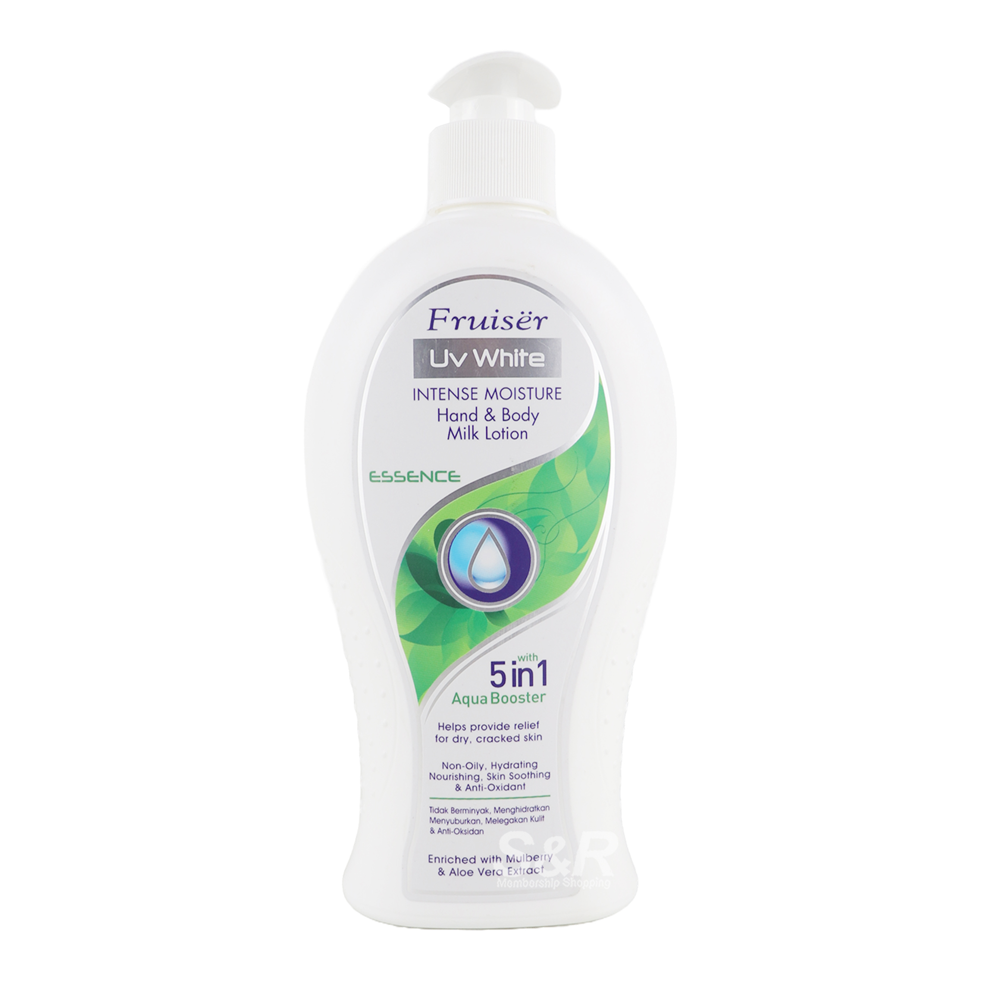 Fruiser UV White Essence Intense Moisture Hand and Body Lotion 400mL